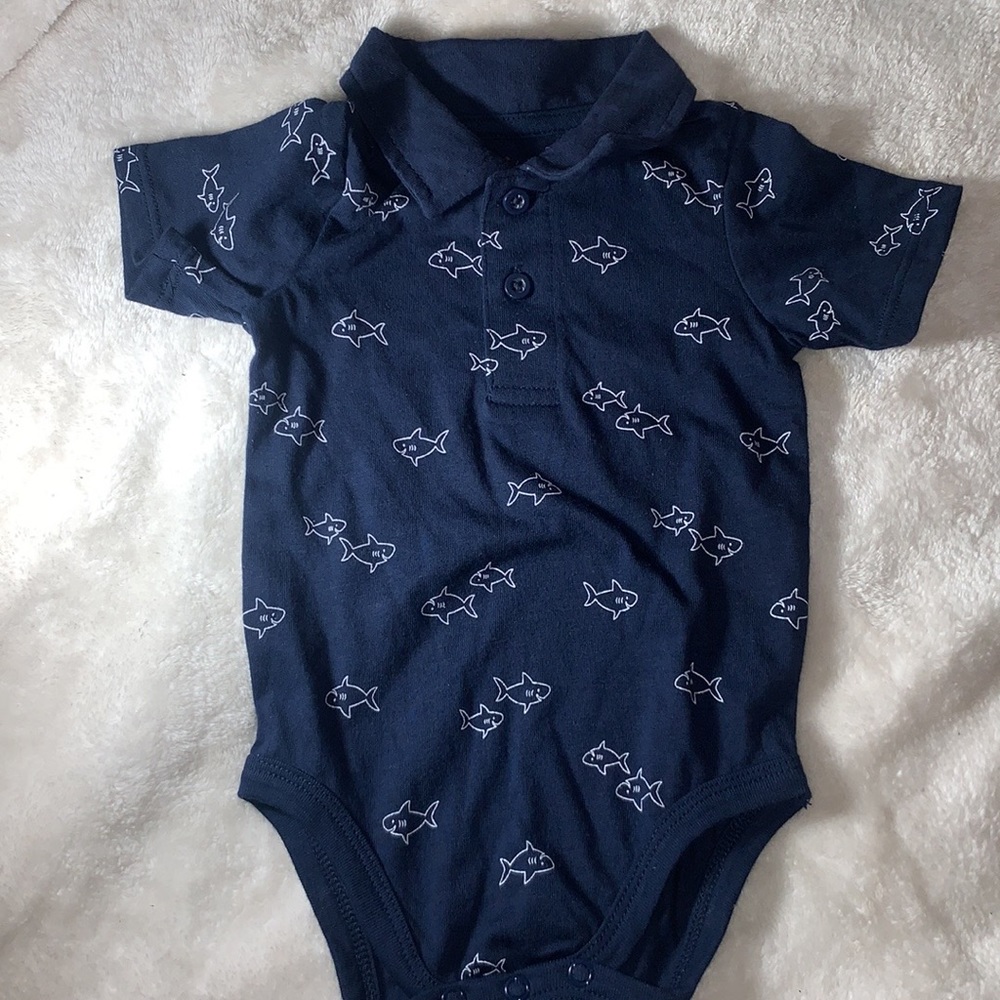 Baby onesie-blue